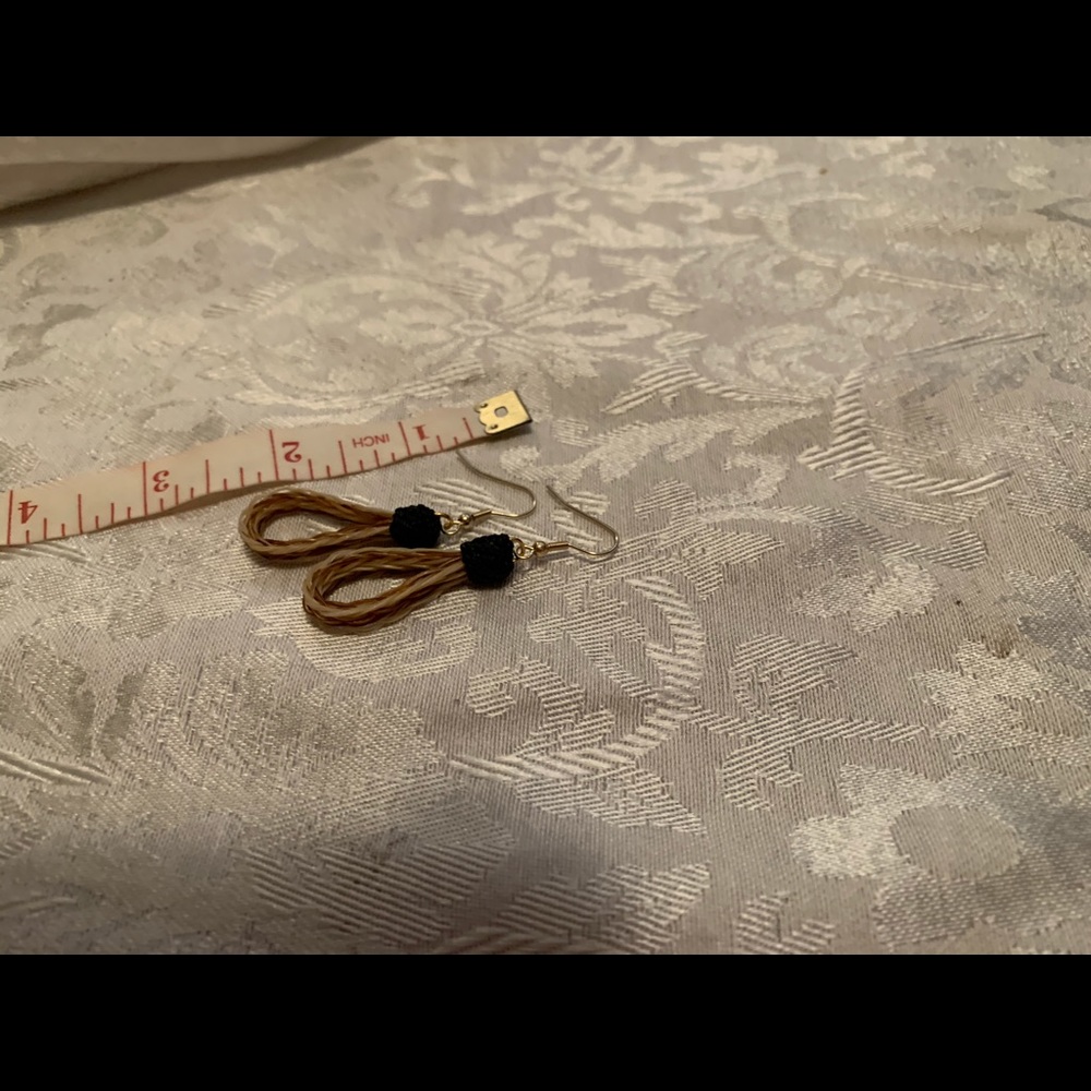 Horsehair earrings - Picture 3 of 4
